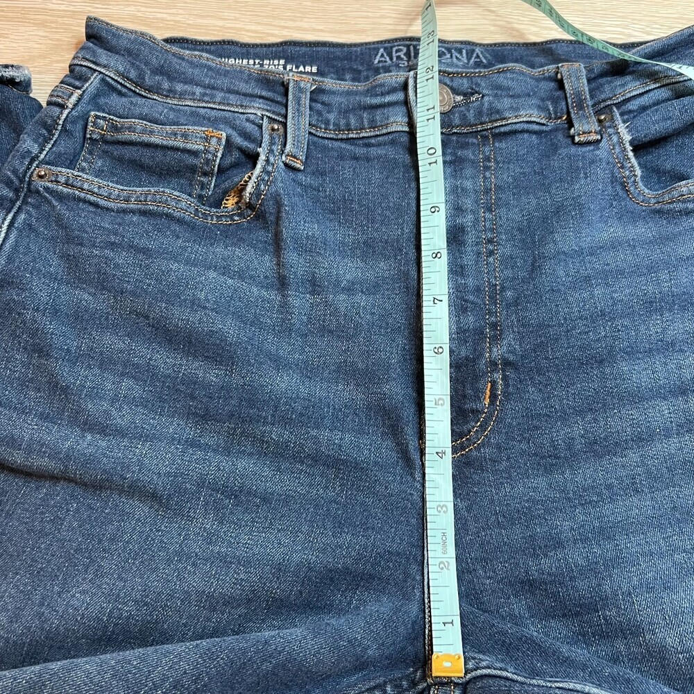 Arizona Jeans Co Jeans Womens Size 13 High Rise Vintage 70's Flare Leg - Picture 13 of 15